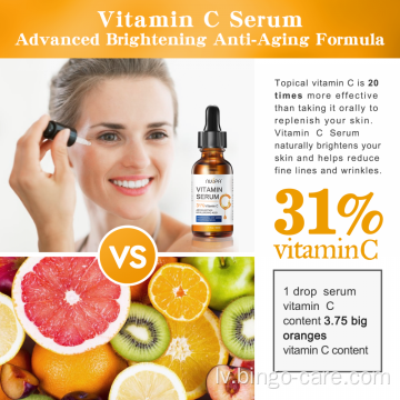 Ādas balināšanas C vitamīna serums